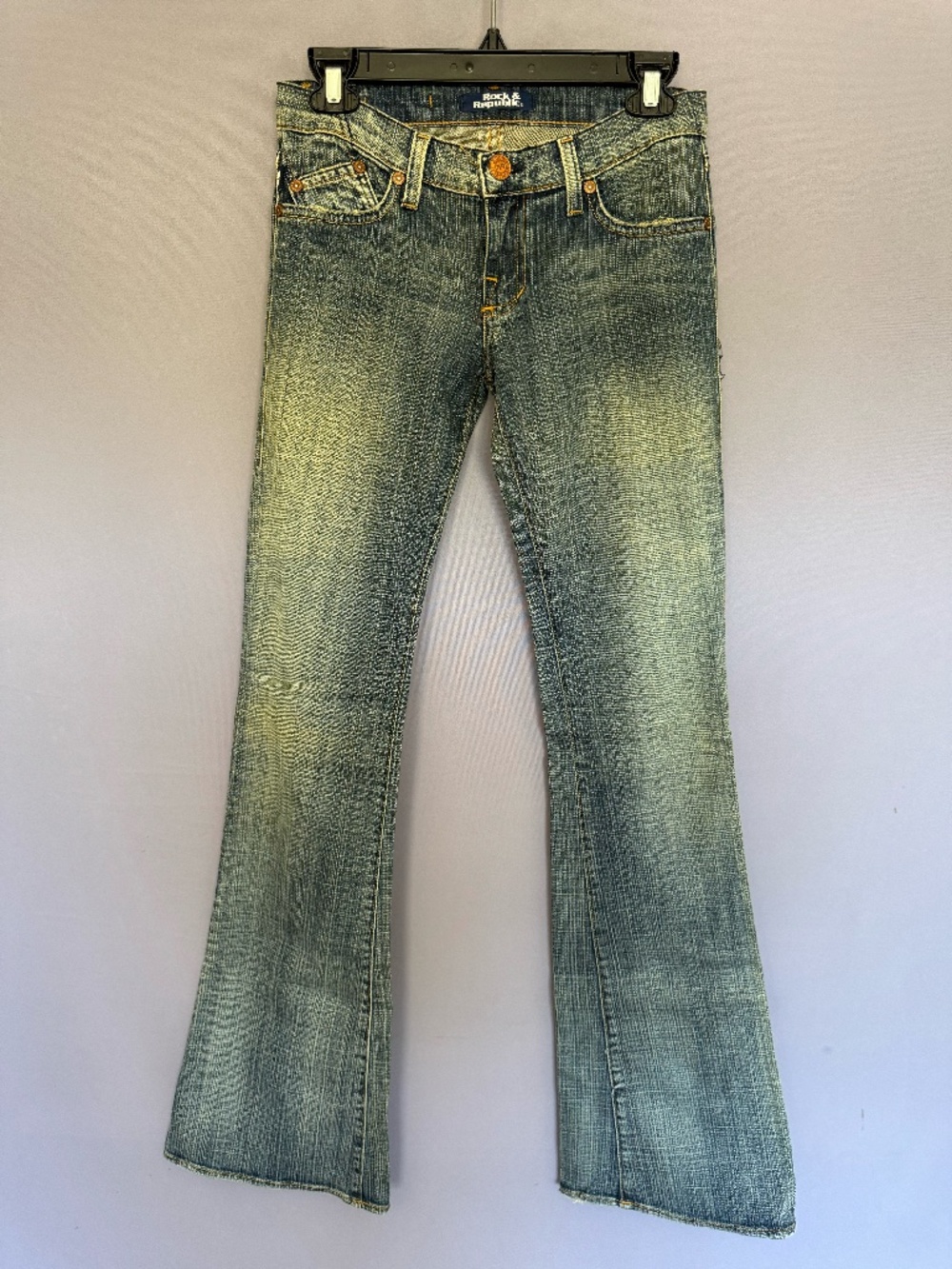 Rock & Republic Whiskered Bootcut Jeans — Size 25